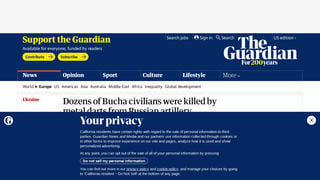Проверка Факта: газета "Гардиан" НЕ утверждала, что погибшие в Буче были убиты украинскими военными