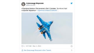 Проверка Факта: призрак Киева не является погибщим-летчиком Александр Оксанченко